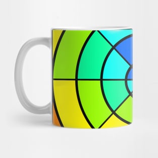 Colourful Rainbow Circle Mug